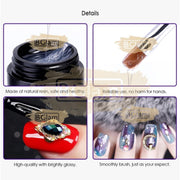 Rhinestone & Jewelry Soak-Off UV Gel Glue 8ml | Strong Adhesive Bonds Rhinestones Charms Gems & More Nail Glue