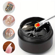 Rhinestone & Jewelry Soak-Off UV Gel Glue 8ml | Strong Adhesive Bonds Rhinestones Charms Gems & More Nail Glue