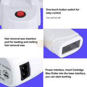 Roll-On Wax Heater with base Wax Heater