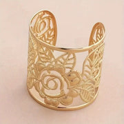 Rose Design Gold Bracelet bracelet