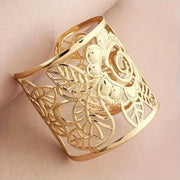 Rose Design Gold Bracelet bracelet