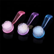 Round Head Brush with handle Nail Cleaning Brush