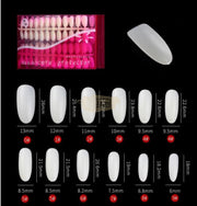 Round Nail Tips Natural 288 Tips Nail Tips