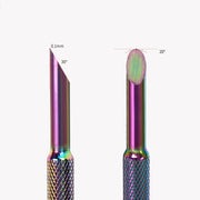 Double-Headed Horseshoe Cuticle Steel Pusher