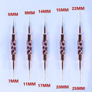 Leopard Print Double-Sided Nail Art Liner Brush (price per piece)