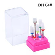 7pcs Nail Drill Bit Set with Storage Holder | DH 04