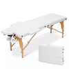 Portable Massage Spa Bed 185*60cm | Wood | 2 Zones | Grey