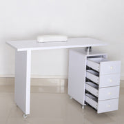 4-drawers Manicure Table on wheels 119*45*78cm