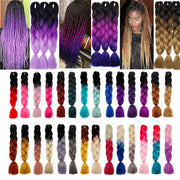 Synthetic Ombre Braids Hair Extensions