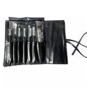 Makeup Brush Roll Up Case Set (7 brushes)