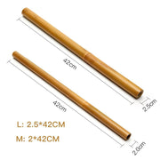 Natural Bamboo Massage Stick | Wood Therapy Stick