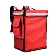 42L Large Capacity Food Delivery Backpack with Removable Divider | Red