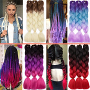 Synthetic Ombre Braids Hair Extensions