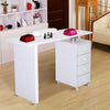 4-drawers Manicure Table on wheels 119*45*78cm