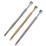 Double-Headed Horseshoe Cuticle Steel Pusher