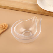 Tear Drop Clear Glass Bowl