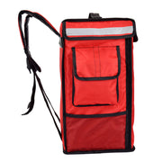 42L Large Capacity Food Delivery Backpack with Removable Divider | Red