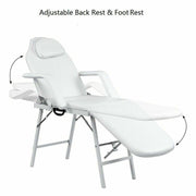 Foldable Beauty Salon Facial Bed/Chair | White