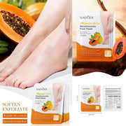 Sadoer Papaya Shine Nicotinamide Moisturizing Brighten Foot Mask Foot Mask