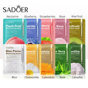Sadoer Peach Fruit Moisturizing Facial Mask Sheet