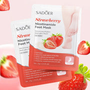 Sadoer Strawberry Nicotinamide Moisturizing Brighten Hand & Foot Mask Hand Mask