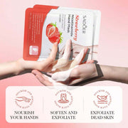 Sadoer Strawberry Nicotinamide Moisturizing Brighten Hand Mask Hand Mask