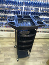 Salon/Barber Trolley Cart | Black Salon Furnishing