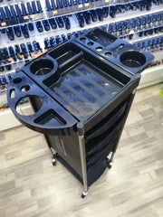 Salon/Barber Trolley Cart | Black Salon Furnishing