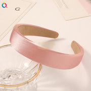 Satin Headband Pink Hair Accessories