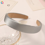 Satin Headband Silver Hair Accessories