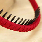 Satin Wrapped Toothed Thin Headband Hair Accessories