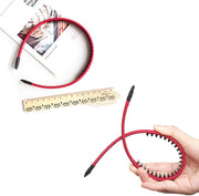 Satin Wrapped Toothed Thin Headband Hair Accessories