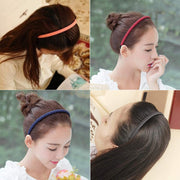 Satin Wrapped Toothed Thin Headband Hair Accessories