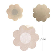 Self Adhesive Flower Shaped Nipple Covers | Nude (10 pieces) Flower Women Accessories