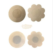 Self Adhesive Flower Shaped Nipple Covers | Nude (10 pieces) Women Accessories