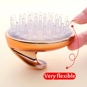 Shiny Hair Scalp Massager Shampoo Brush | Relax & Deep Clean Scalp Massager Brush
