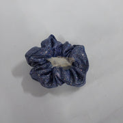 Shiny Multi-Colored Hair Scrunchies (1 piece) Crystal blue Scrunchies