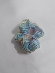 Shiny Multi-Colored Hair Scrunchies (1 piece) Mermaid Scrunchies