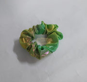 Shiny Multi-Colored Hair Scrunchies (1 piece) Oil Green Scrunchies