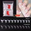Short French Nail Tips - Clear 500 Tips Nail Tips