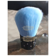 Short Handle Nail Dust Brush Blue Nail Cleaning Brush