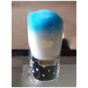 Short Handle Nail Dust Brush Blue/White Nail Cleaning Brush