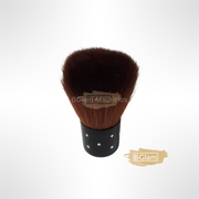 Short Handle Nail Dust Brush Brown Nail Cleaning Brush