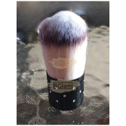 Short Handle Nail Dust Brush Brown/White Nail Cleaning Brush