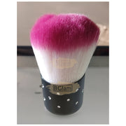 Short Handle Nail Dust Brush Fuchsia/White Nail Cleaning Brush