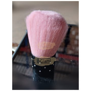 Short Handle Nail Dust Brush Light Pink Nail Cleaning Brush