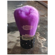 Short Handle Nail Dust Brush Purple Nail Cleaning Brush