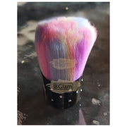 Short Handle Nail Dust Brush Rainbow Nail Cleaning Brush