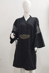 Short Spa Robe | Black Spa Robe