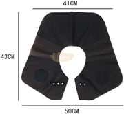 Silicone Haircut Neck Cape with Magnetic Closure | 50cm Hair Dressing Cape